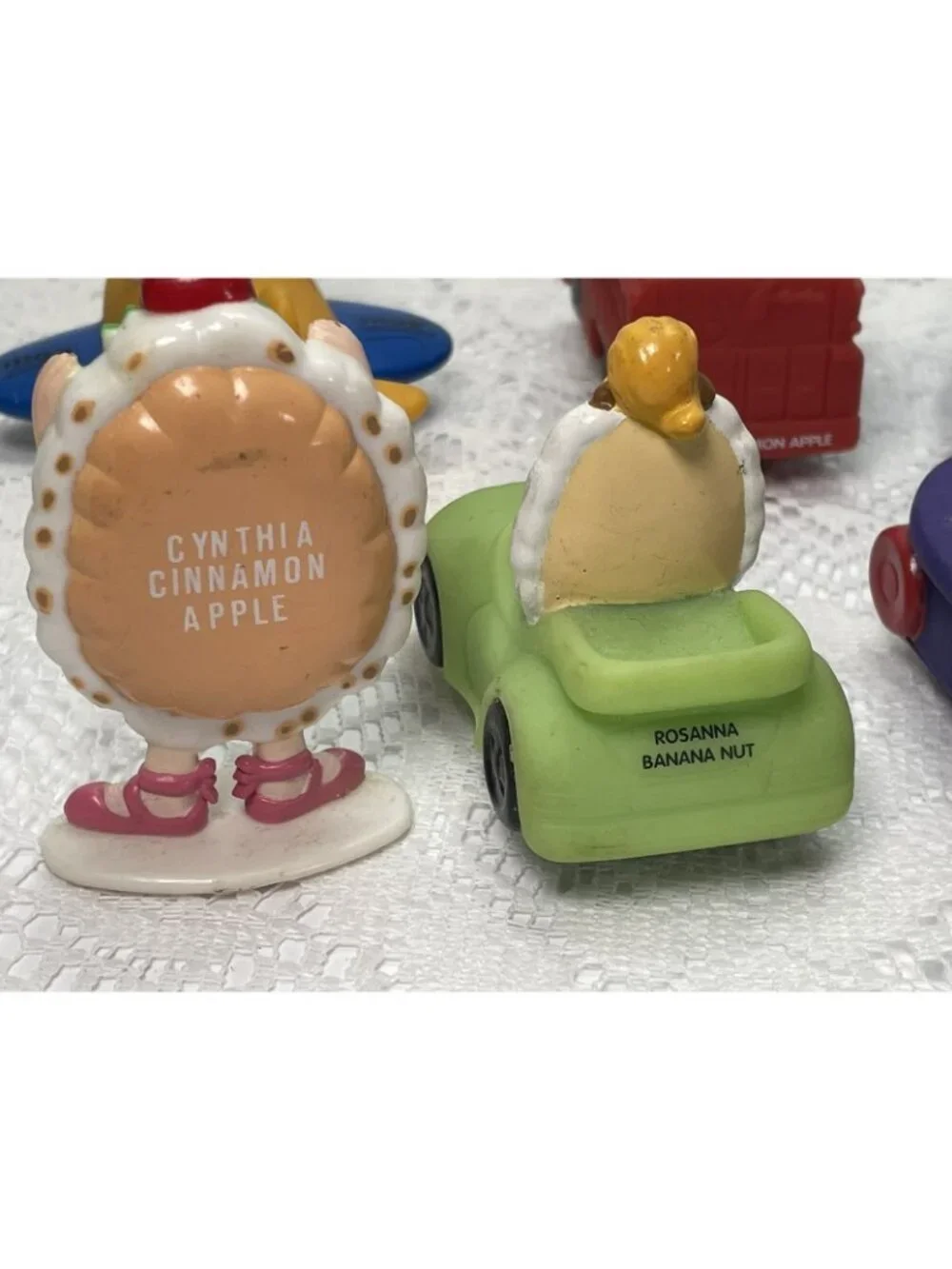 Vintage Lot Of 8 IHOP Restaurant PVC Toy Figures Driving Cars from 1996